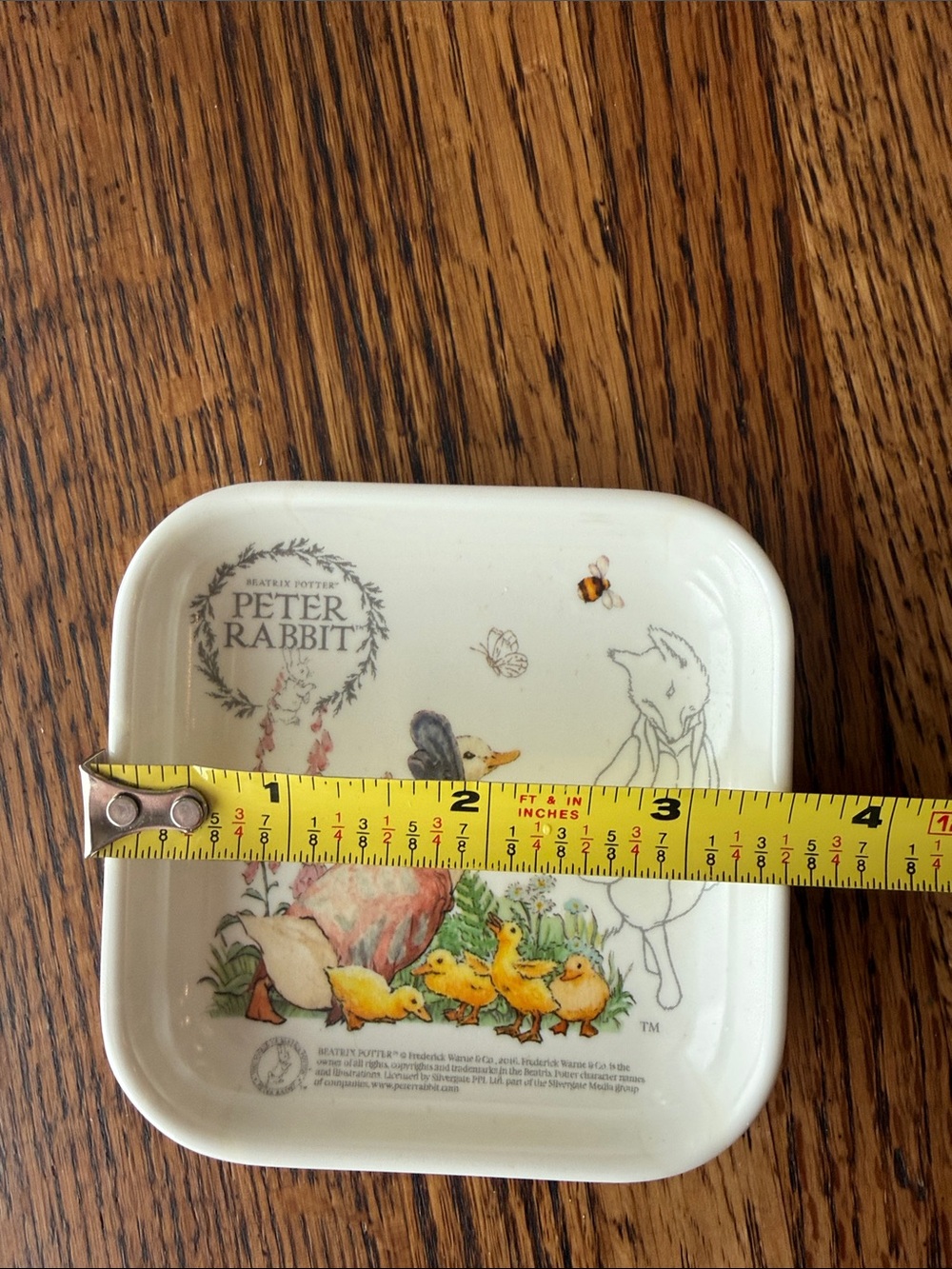 Beatrix Potter Peter Rabbit Mini Melamine Accessory Organizing Tray - Picture 5 of 6